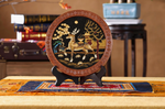 Lucky Deer Wall Decor, Tibetan Buddhist Symbol of Longevity and Prosperity, Tibetan Folk Craft