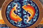 Lucky Prosperity Wall Decor, Handmade Cloisonne Craft from Tibetan