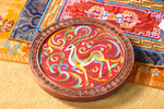 Lucky Deer Wall Decor, Tibetan Buddhist Symbol of Longevity and Prosperity, Tibetan Folk Craft