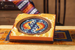 Lucky Prosperity Wall Decor, Handmade Cloisonne Craft from Tibetan
